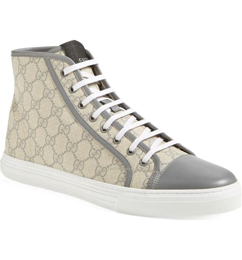 gucci california high tops mens|black Gucci high top men's.